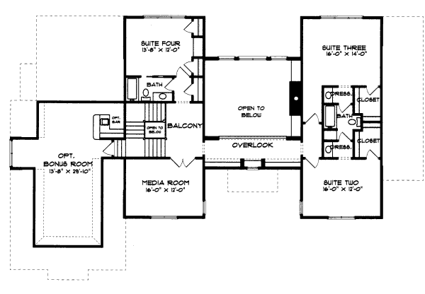 upper floor house blueprint