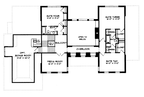 upper floor house blueprint