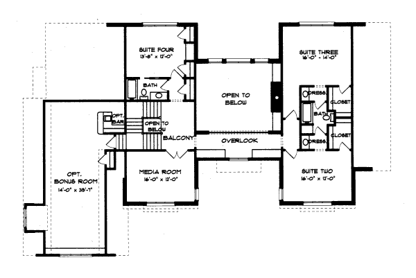 upper floor house blueprint