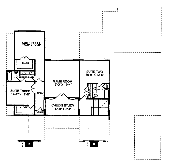 upper floor house blueprint