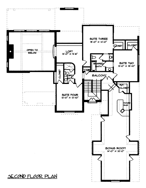 upper floor house blueprint