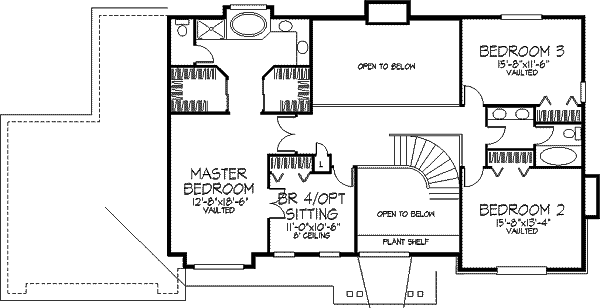 upper floor house blueprint