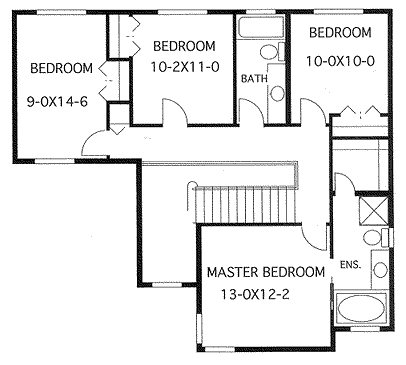 upper floor house blueprint
