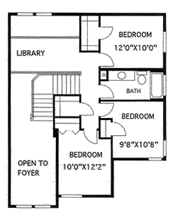 upper floor house blueprint