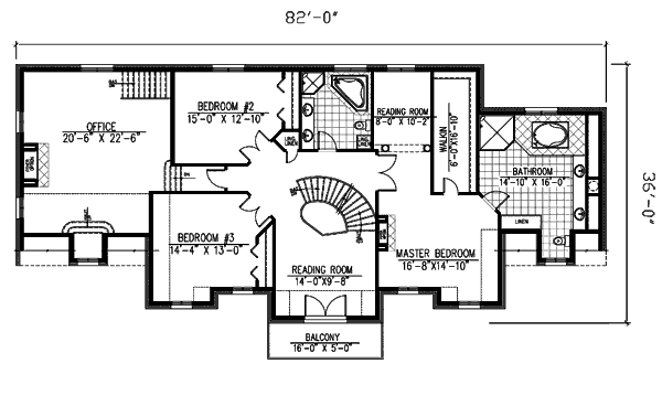 upper floor house blueprint