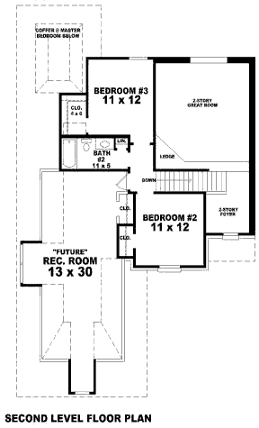 upper floor house blueprint