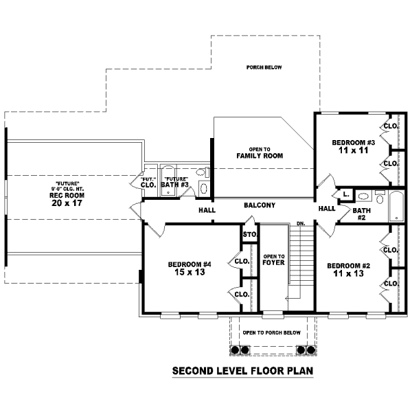 upper floor house blueprint