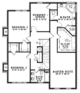 upper floor house blueprint
