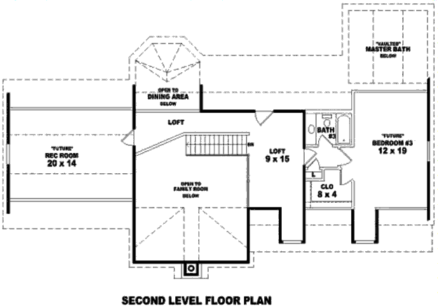 upper floor house blueprint