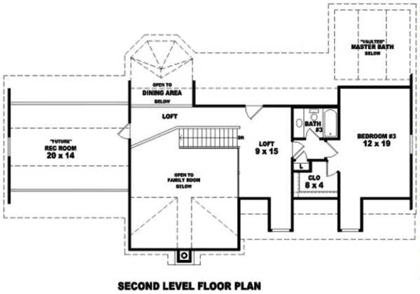 upper floor house blueprint