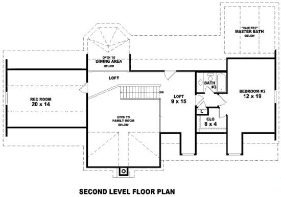 upper floor house blueprint