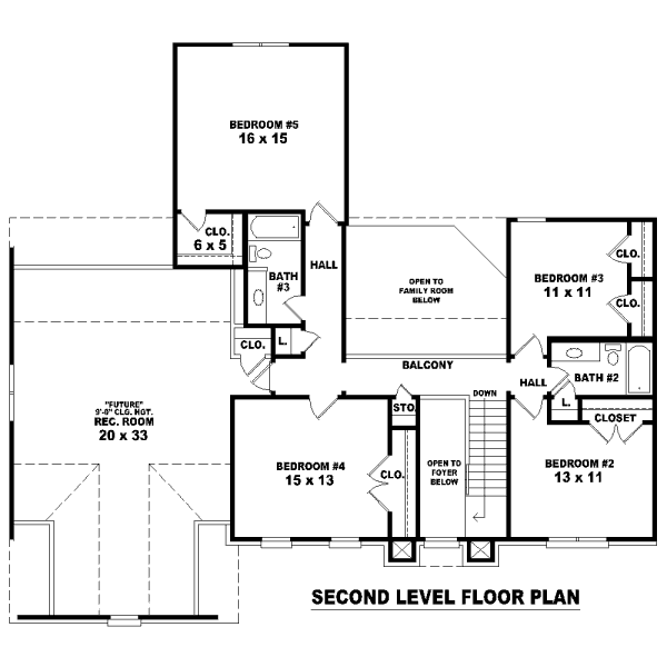 upper floor house blueprint