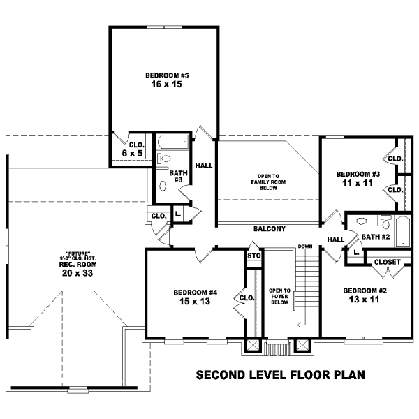upper floor house blueprint
