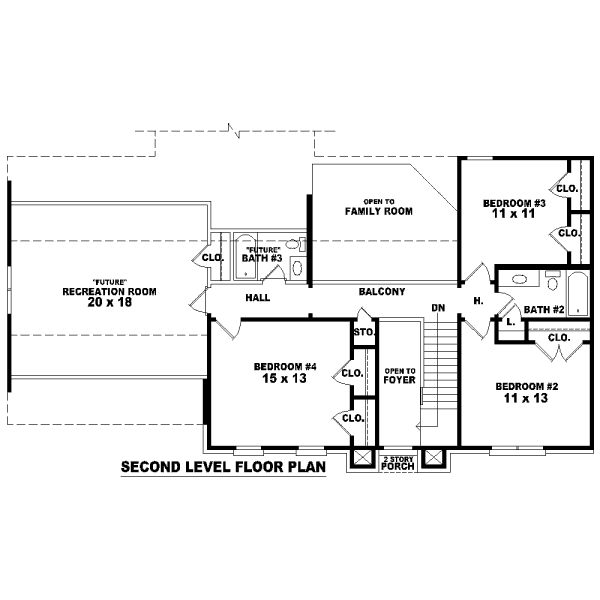 upper floor house blueprint