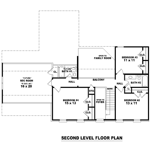 upper floor house blueprint