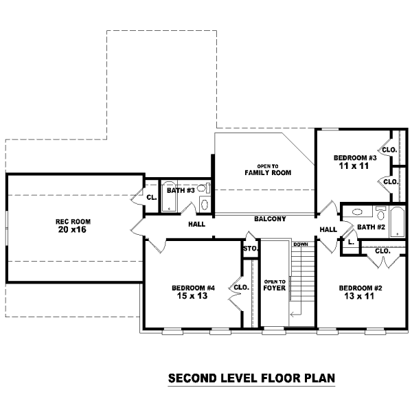 upper floor house blueprint