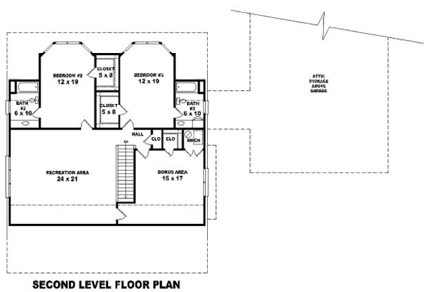 upper floor house blueprint