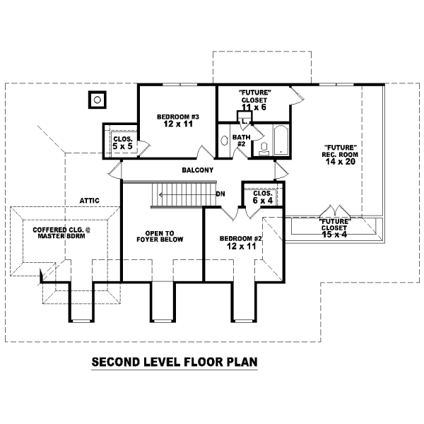 upper floor house blueprint