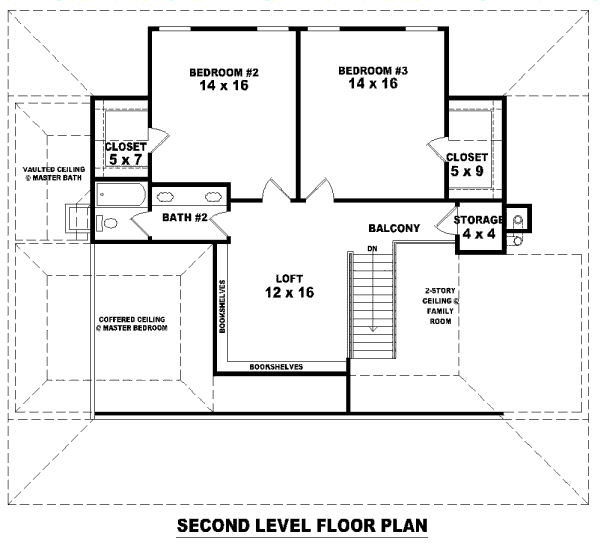 upper floor house blueprint