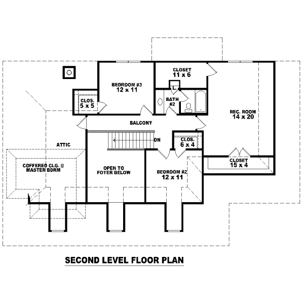 upper floor house blueprint