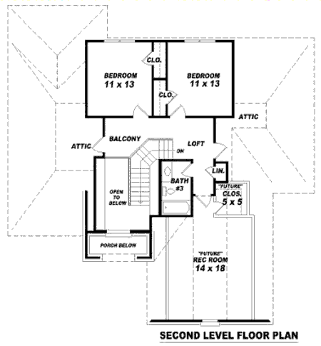 upper floor house blueprint