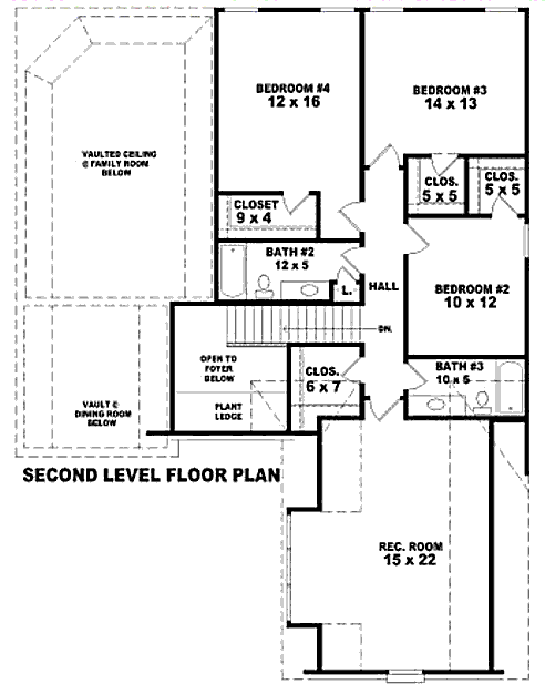 upper floor house blueprint