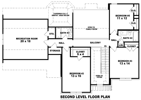 upper floor house blueprint