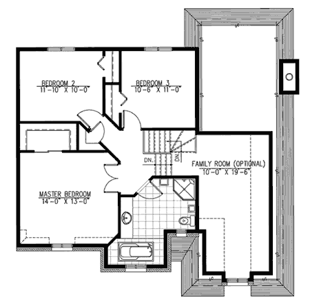 upper floor house blueprint