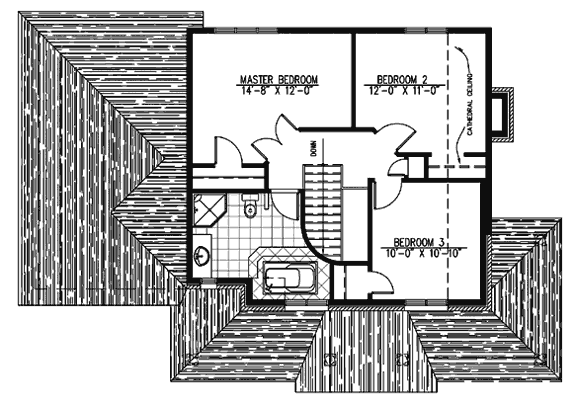 upper floor house blueprint