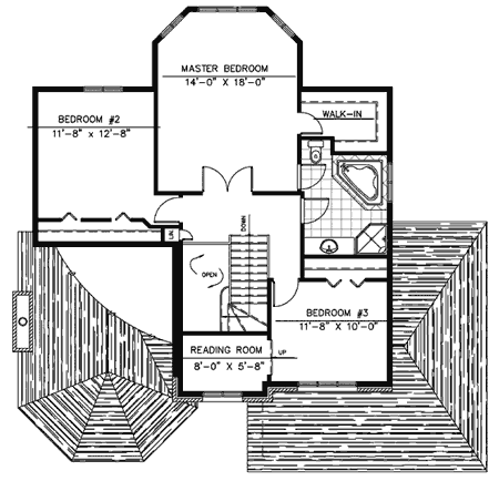 upper floor house blueprint