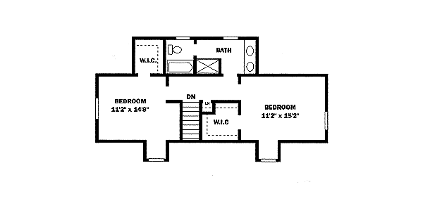 upper floor house blueprint