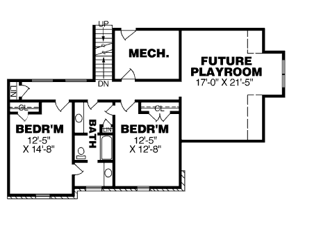 upper floor house blueprint