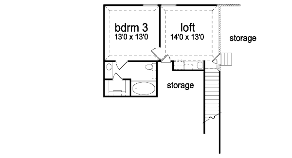 upper floor house blueprint
