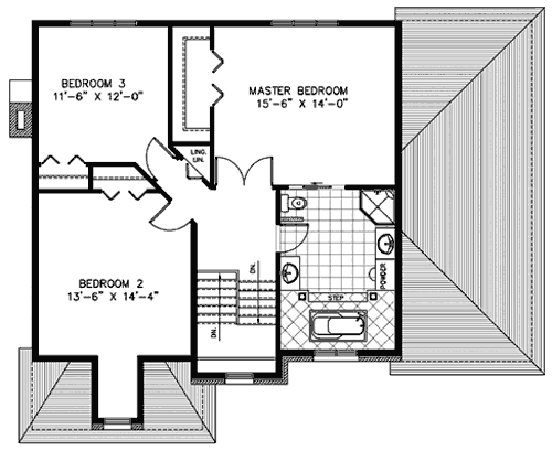 upper floor house blueprint