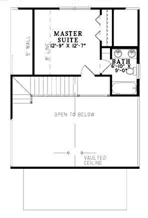 upper floor house blueprint
