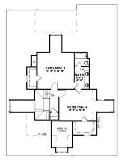 upper floor house blueprint