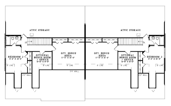 upper floor house blueprint