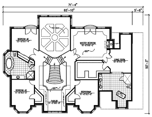 upper floor house blueprint