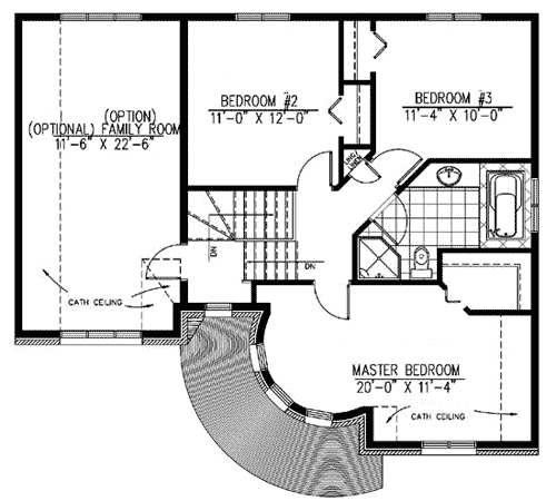 upper floor house blueprint