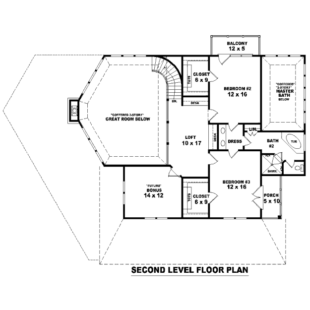 upper floor house blueprint