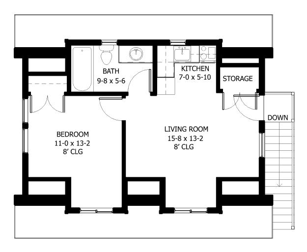 upper floor house blueprint