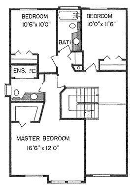 upper floor house blueprint