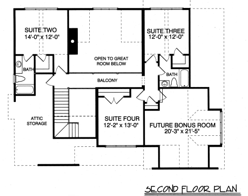 upper floor house blueprint