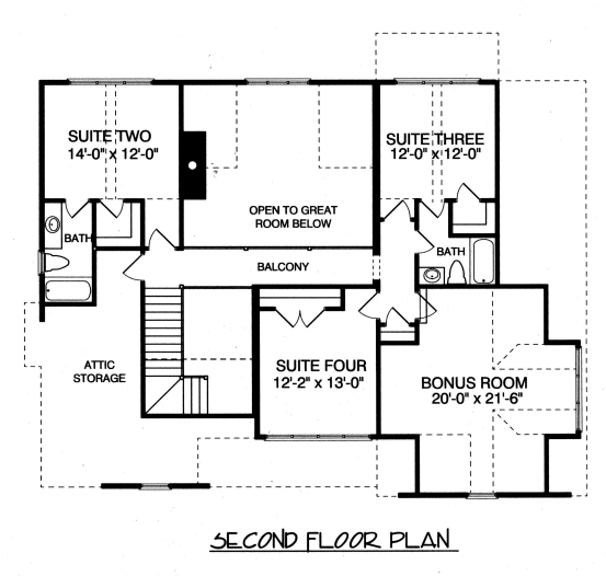 upper floor house blueprint