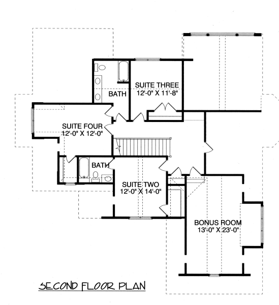 upper floor house blueprint