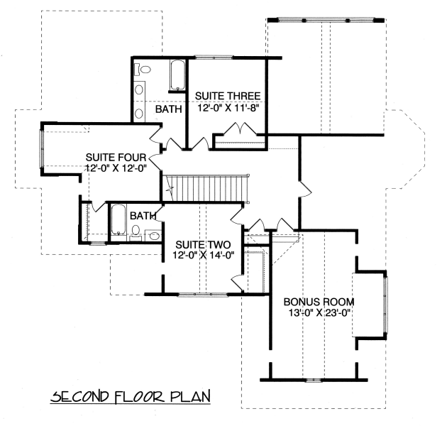 upper floor house blueprint
