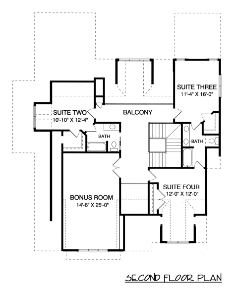 upper floor house blueprint