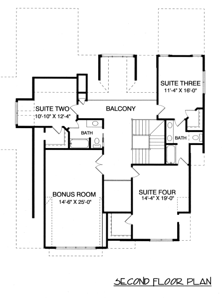 upper floor house blueprint