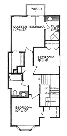 upper floor house blueprint