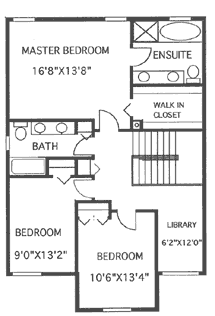 upper floor house blueprint